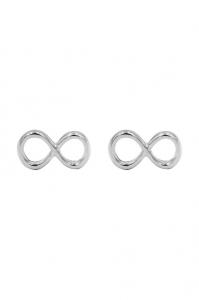 Серебряные серьги «Бесконечность» Lilou
