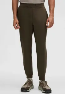 Гладкие спортивные штаны с разделительной прослойкой Lululemon, Olive Brown