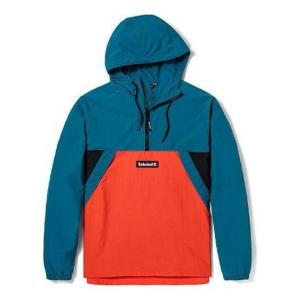 Куртка pullover windbreaker jacket 'blue orange' Timberland, синий