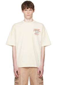 Футболка Amiri' bull оверсайз Amiri, цвет ivory