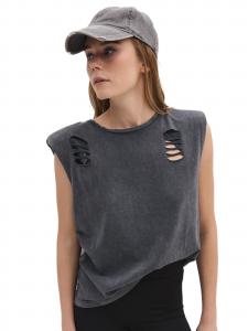 No Matter What Топ в цвете антрацит