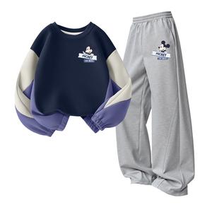 Детская повседневная спортивная одежда Disney, серый