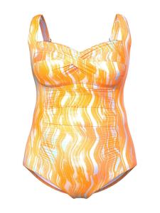 Купальник Ulla Popken, цвет dunkel orange