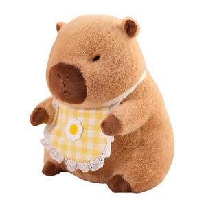 Уродливая милая капибара плюшевая кукла высотой 30см/40см MLING, желтый