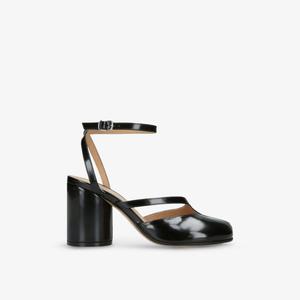 Туфли кожаные Maison Margiela Tabi с раздельным носком, черный