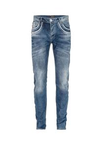 Джинсы с вышитыми карманами CIPO & BAXX, цвет Blue Jeans