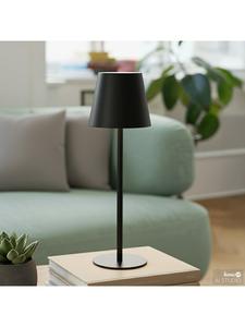 Home24 Настольная лампа ALEA на батарейках, черного цвета