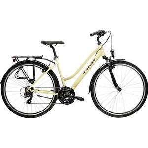 Женский велосипед Kross Trans 1.0 Lady, бежевый/фиолетовый