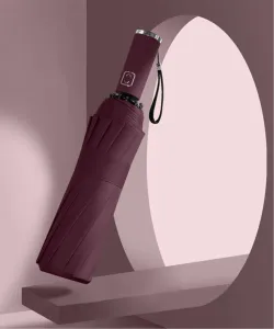 aimoha - select -/(U) Прочный зонт с 12 ребрами, складывающийся одним нажатием.