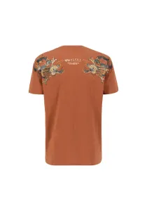 Футболка Alpha Industries " Alpha Industries Мужская - Футболки Dragon EMB T", цвет Hazel Brown
