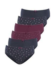 PETITE FLEUR Трусы Jazz pants темно-синего и ягодного цвета