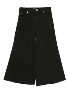 Брюки с узором зигзаг Missoni Kids, черный