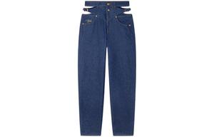 Джинсы женские голубые SS24 VERSACE JEANS COUTURE, синий