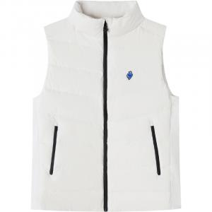 Le Coq Sportif Женская жилетка цвета слоновой кости, Ivory White