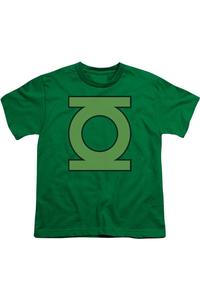 Футболка с коротким рукавом и эмблемой DC Comics для детей Gildan, зеленый