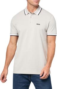 BOSS Мужская поло с коротким рукавом Paddy, Whisper Grey