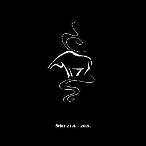 Декоративная подушка Гороскоп знак зодиака Телец с вышивкой 30х30 см Haus und Deko