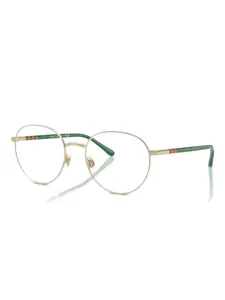 Очки в круглой оправе Polo Ralph Lauren, золотистый