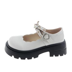 PARK DANCE Женские туфли Мэри Джейн на массивном каблуке - 1519 Белый, цвет 1519 White