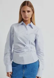 Блузка с пуговицами hill Second Female, Halogen Blue