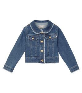 Потертая джинсовая куртка Il Gufo, Dark Heavenly