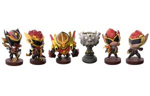 Лига легенд персонажи лига легенд, honor edition fpx champion, мини-набор chibi фигурки LOL