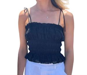 Топ Cressida Knot черного цвета By Together