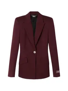 Однобортный пиджак Versace, красный