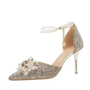 Туфли High Heels Women's Champagne Box CAOT, Champagne 6Cm