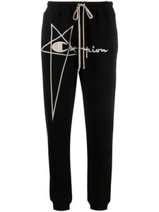 Rick Owens X Champion спортивные брюки с вышитым логотипом из коллаборации с Champion, черный