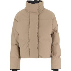 Canada Goose Короткая куртка Black Label Grandview песочного цвета, Desert