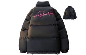 WARRIOR Пуховик Unisex, Black Red