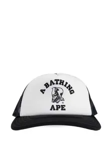 Тракерская кепка с камуфляжным принтом и логотипом A Bathing Ape, белый