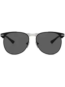 Солнцезащитные очки в круглой оправе Persol, черный
