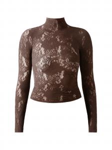 CALZEDONIA Лонгслив в цвете Chocolate