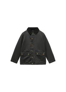 Пальто MANGO KIDS William, хаки