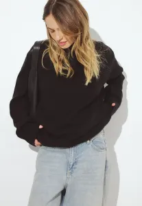 Джемпер с детальной проработкой швов Na-Kd, Black