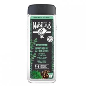 Гель для душа для мужчин Морская сосна и эвкалипт 400 мл Le Petit Marseillais