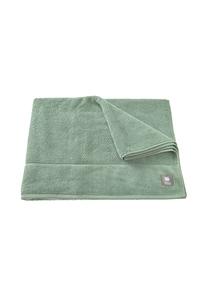 Зелёное банное полотенце с узором Musterring