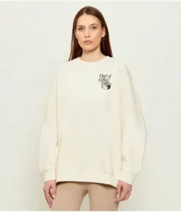 Классическая толстовка oversize fit Hugo Blue, кремовый