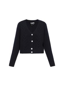DreiMaster Женский кардиган темно-синего цвета