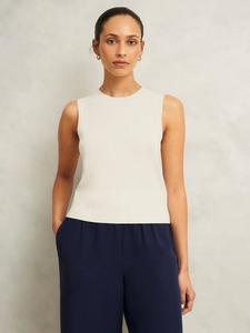 Трикотажный топ в рубчик от aubrey Hobbs, цвет Hobbs Ivory