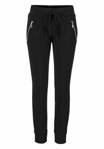Тканевые брюки LAURA SCOTT Tapered Pants, черный