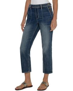 Джинсы Liverpool Los Angeles Easy Mid Rise Utility Jean with Side Button Closure, цвет Macbride