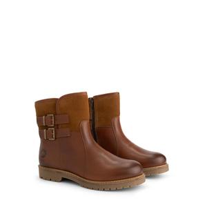 TRAVELIN' Женские ботильоны Elva - шерстяная подкладка - коньячный цвет