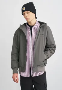 Зимняя куртка с капюшоном и парусиной Carhartt Wip, Porphyry/Black