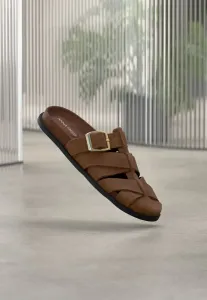 Кожаные мюли Anna Field, Dark Brown