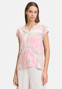 Футболка с принтом RAYURES HORIZONTALES - Blouse Betty Barclay, бежевый