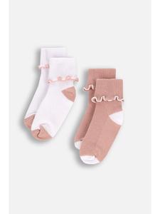 Носки приглушенно-розового цвета Coccodrillo