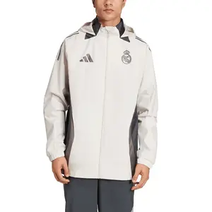 Куртка Real Madrid унисекс молочно-белый Adidas